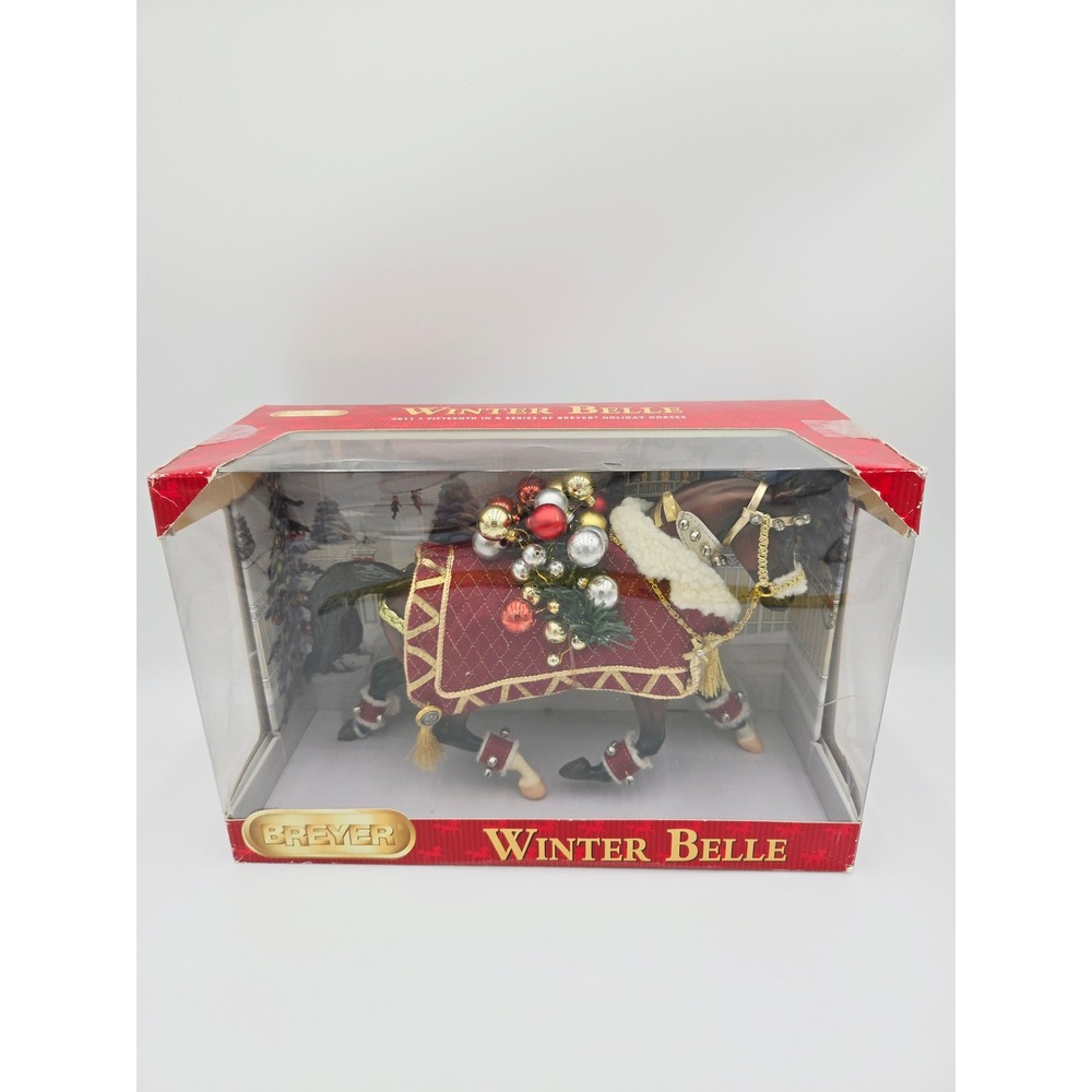Breyer Winter Belle 2011 Holiday Horse 700111 15th Series NIB READ Box Damage
